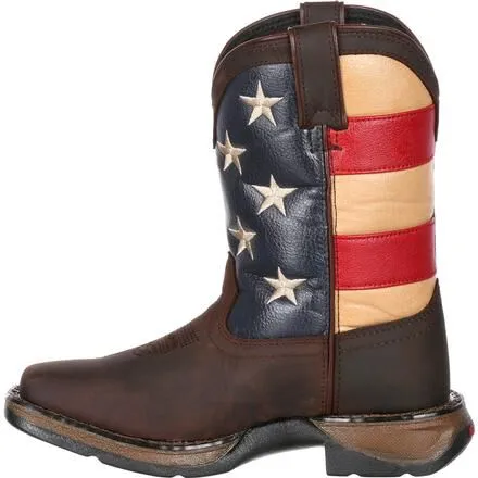 Lil' Rebel™ by Durango® Big Kids' Flag Western Boot