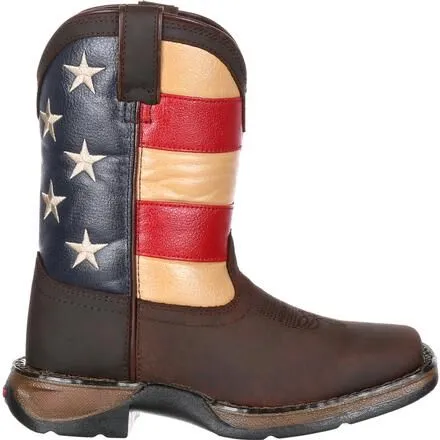 Lil' Rebel™ by Durango® Big Kids' Flag Western Boot