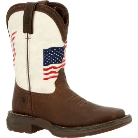 Lil' Rebel™ by Durango® Little Kids Distressed Flag Western Boot