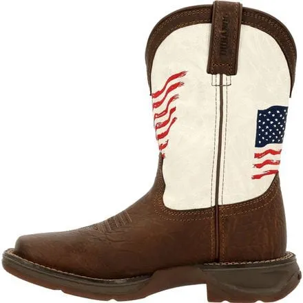 Lil' Rebel™ by Durango® Little Kids Distressed Flag Western Boot