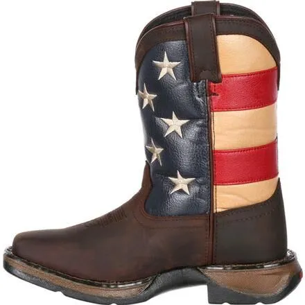 Lil' Rebel™ by Durango® Little Kids' Flag Western Boot