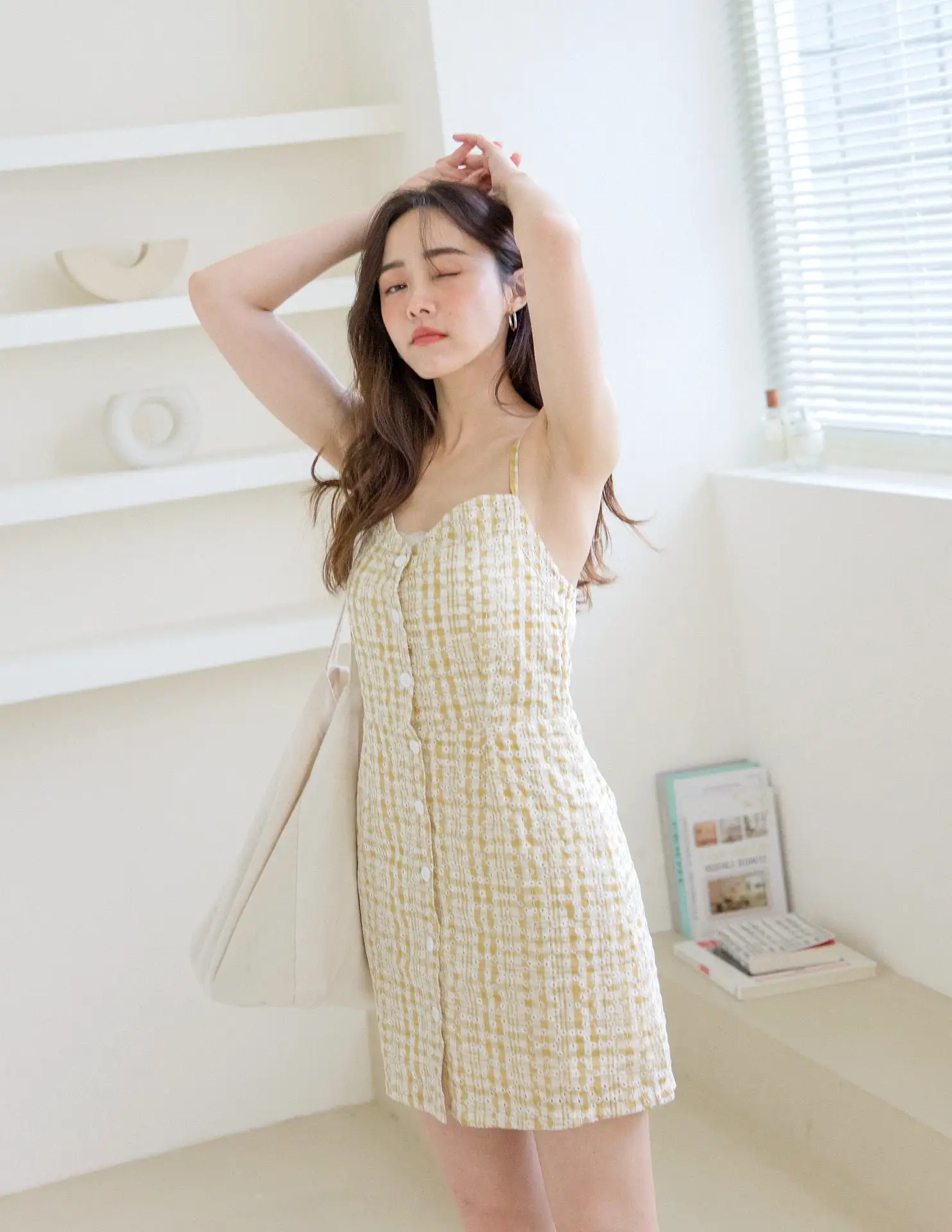 Lindsey Dress in Mustard