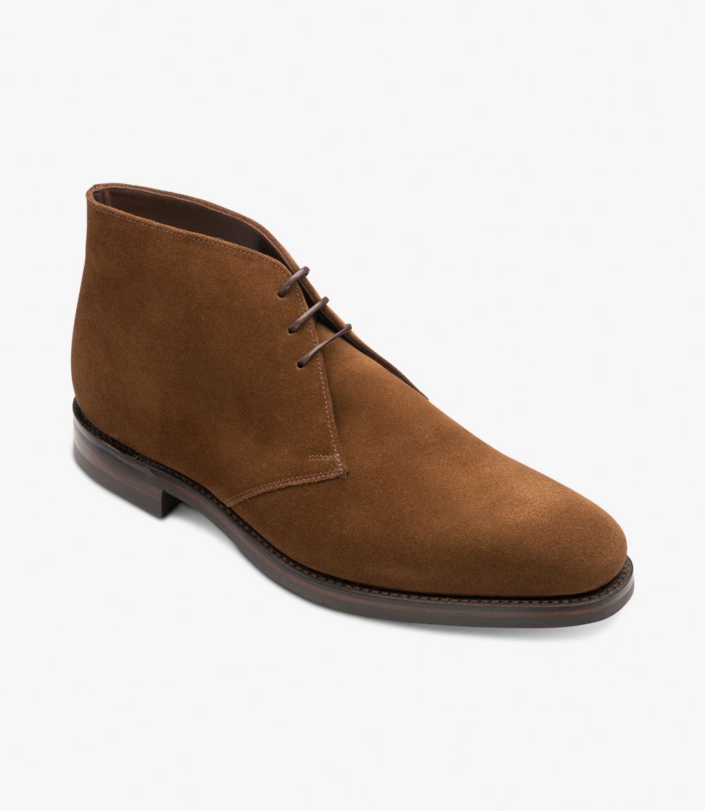 LOAKE Pimlico Chukka Suede Boot - Brown