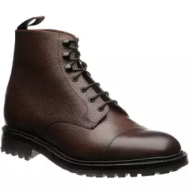 LOAKE - Sedbergh Premium Calf Grain Boot - Dark Brown