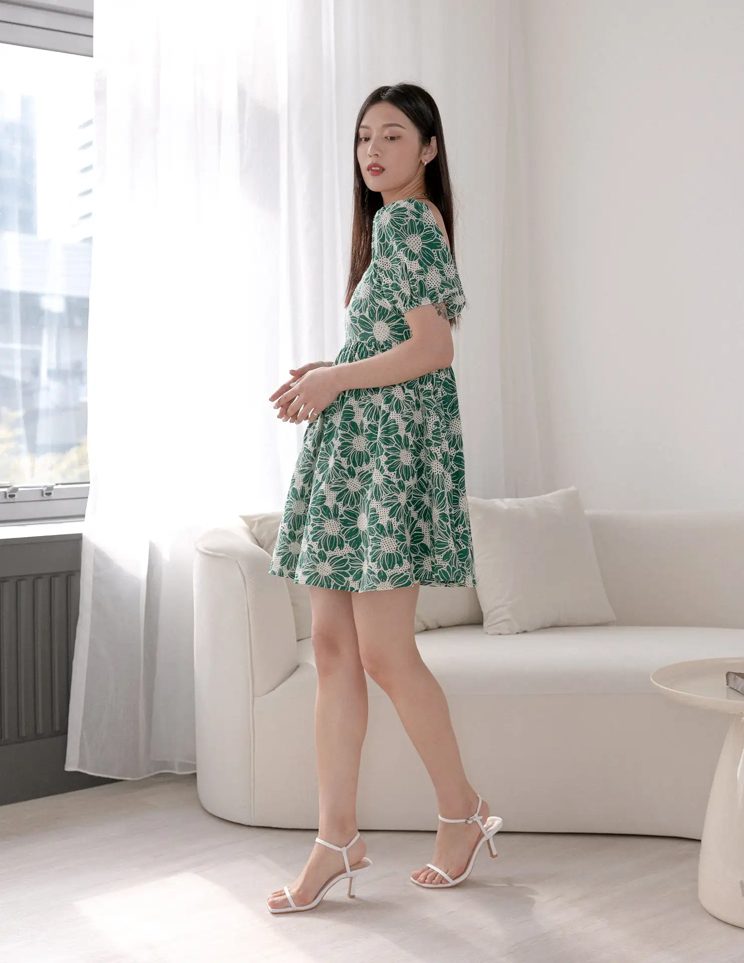 Mabel Dress in Green