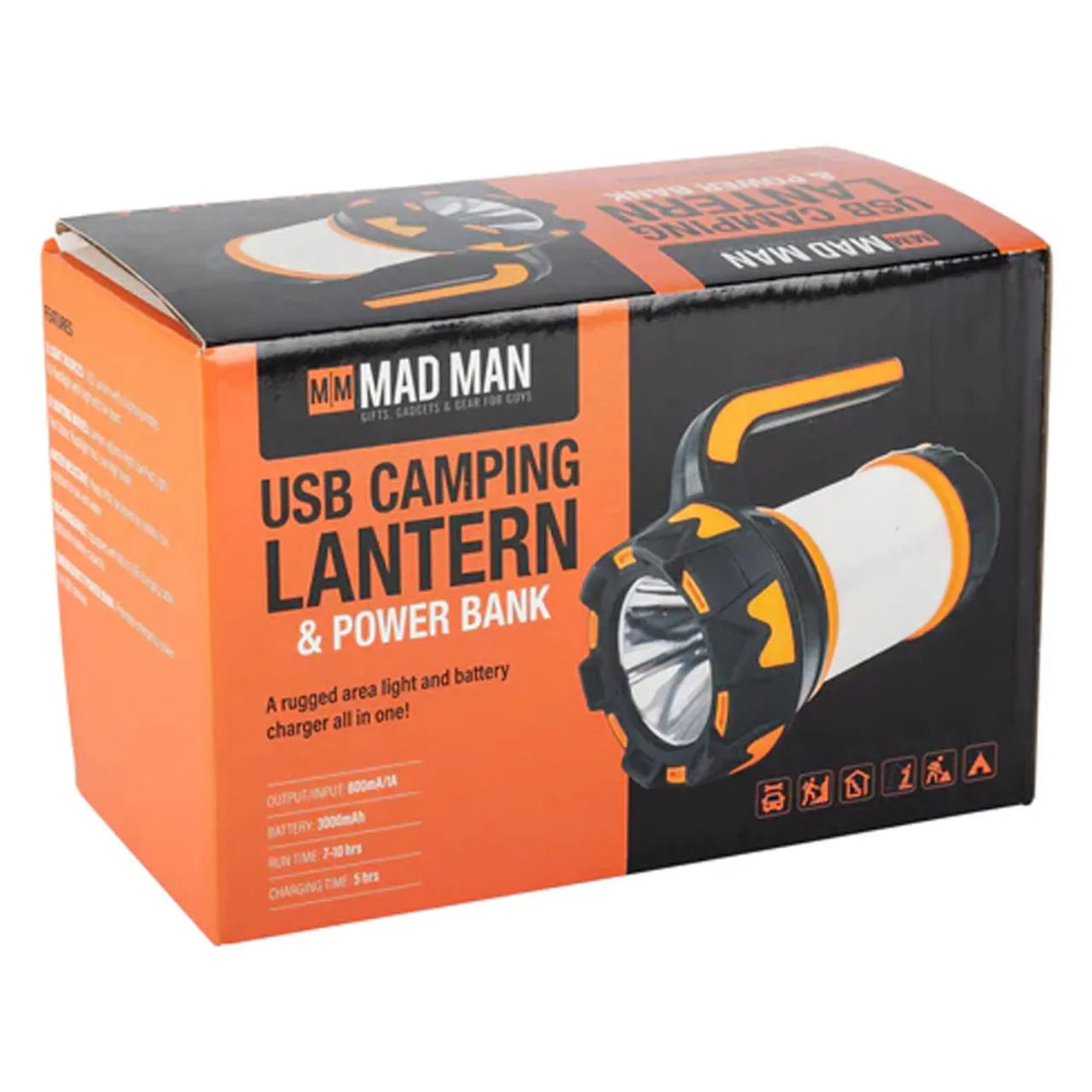 Mad Man USB Camping Lantern and Power Bank