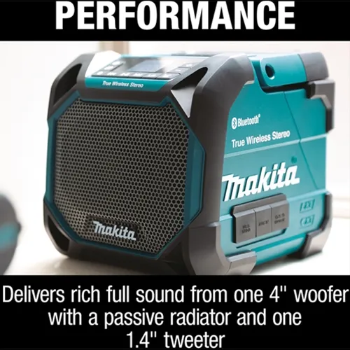 Makita 18V LXT® / 12V max CXT® Bluetooth® Job Site Speaker (tool only) XRM11