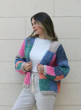 Millie Knit Wool Cardigan-MULTI