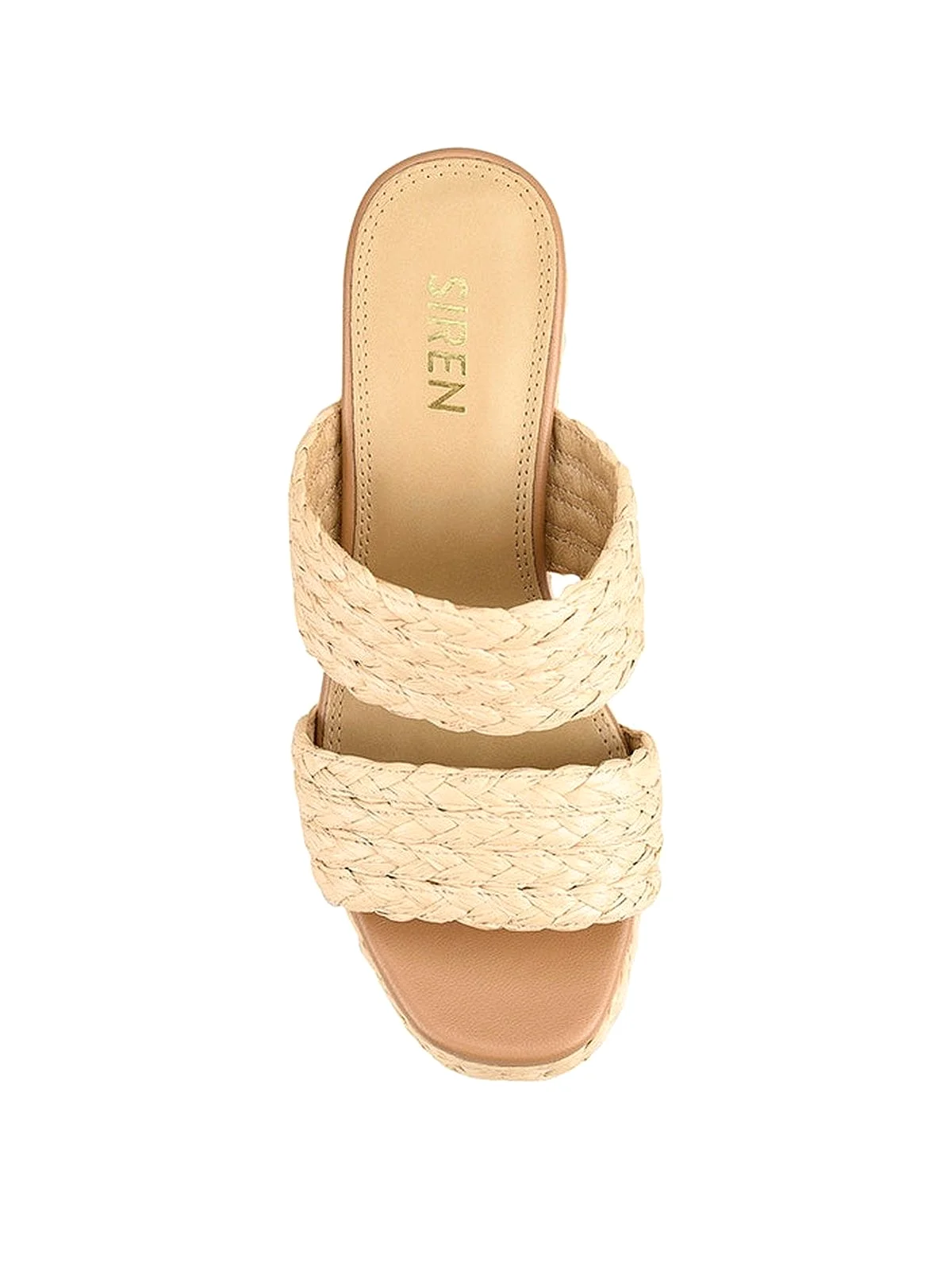 Mingus Platform Mules - Natural Raffia