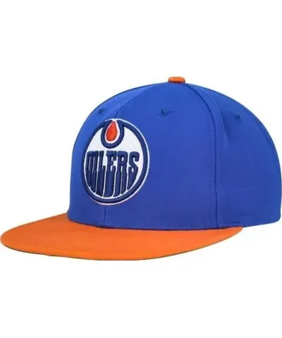 Mitchell & Ness Men's NHL Edmonton Oilers Core Team Ground 2.0 Snapback Hat