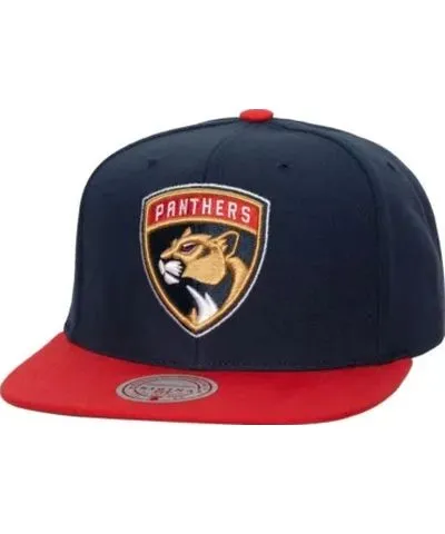 Mitchell & Ness Men's NHL Florida Panthers Core Team Ground 2.0 Snapback Hat