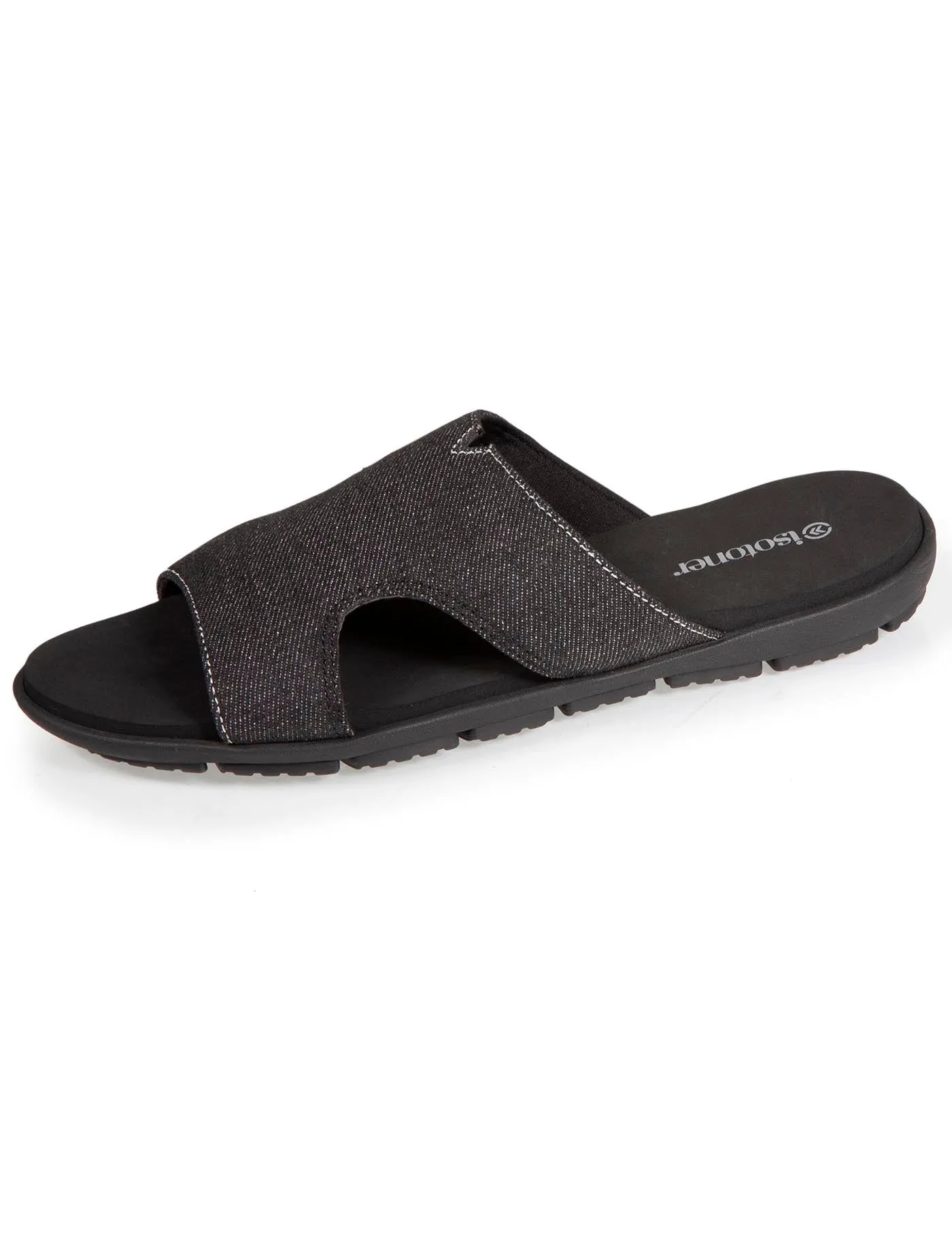 Mules Femme bandeau Noir