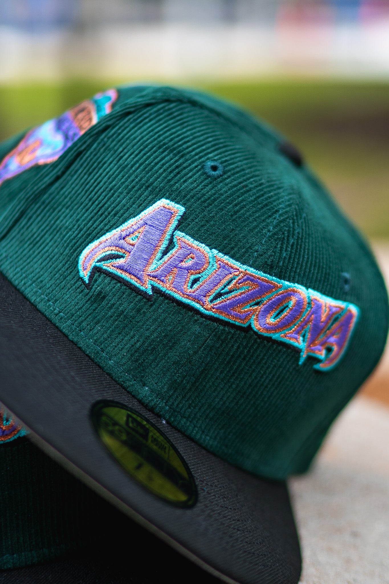 New Era Arizona Diamondbacks 1998 Inaugural Season Good Grey UV (Forest Corduroy/Black)