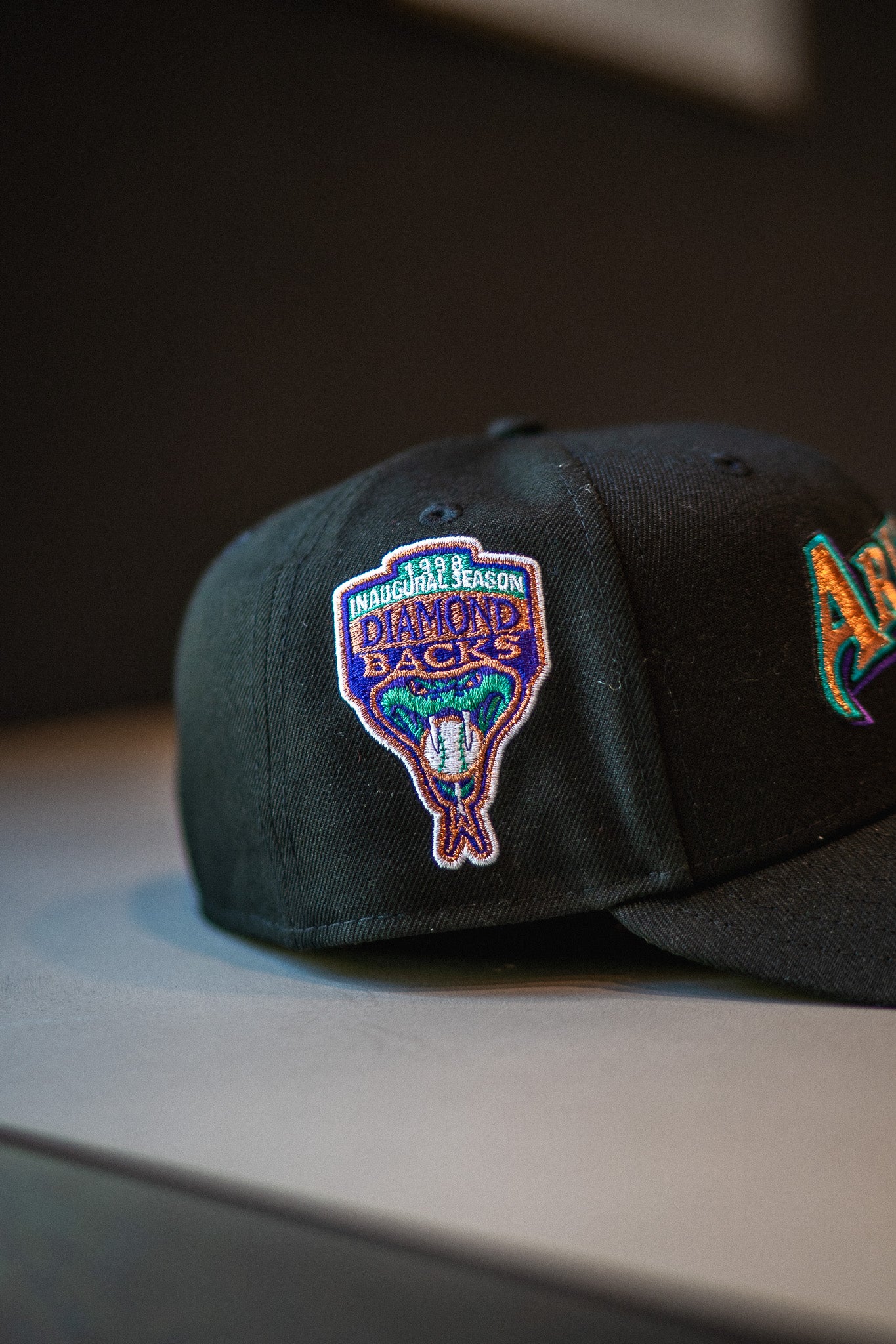 New Era Arizona Diamondbacks Script Green UV (Black)