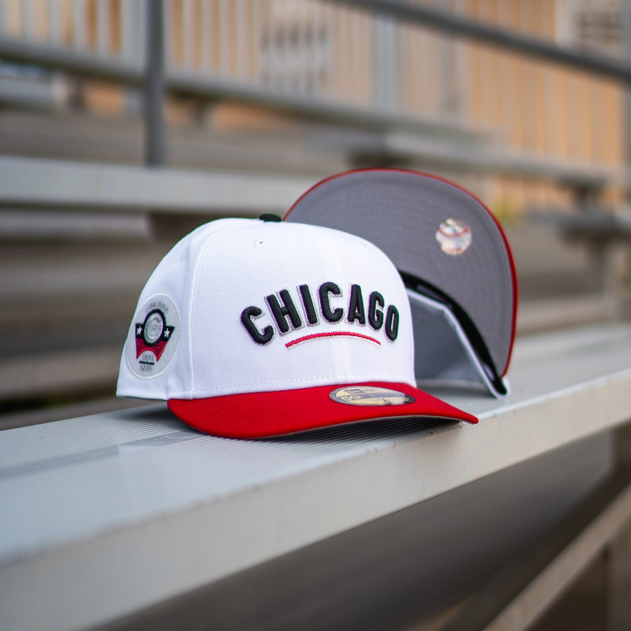 New Era Chicago Cubs 1975 Good Grey UV (White/Red)