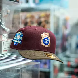 New Era Chicago Cubs 1990 ASG Good Grey UV (Burgundy/Mocha)