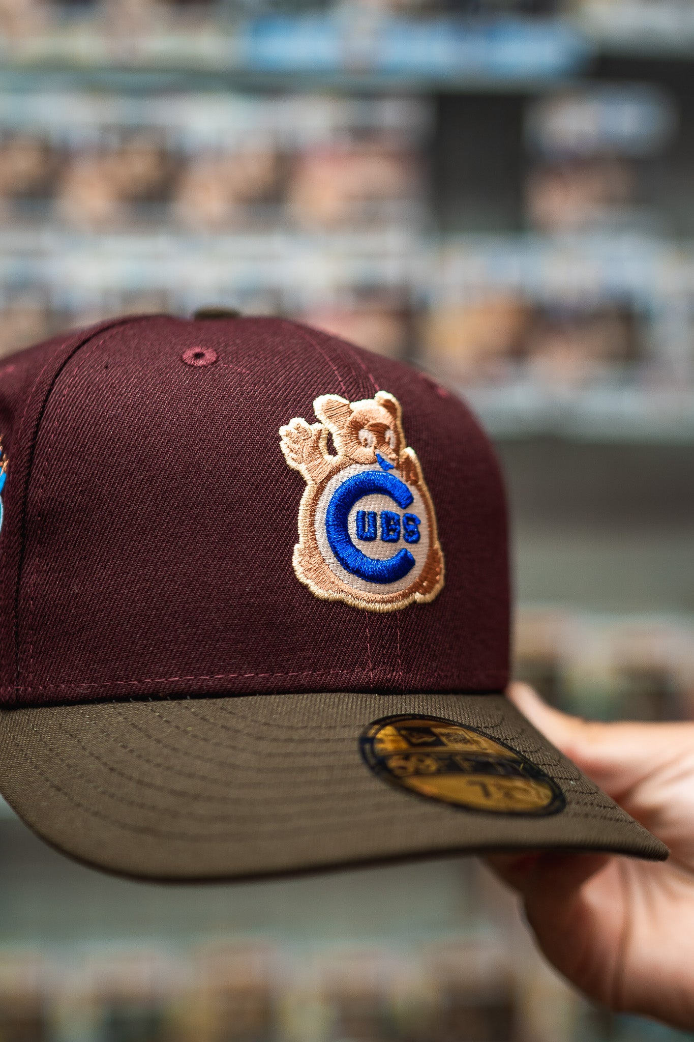 New Era Chicago Cubs 1990 ASG Good Grey UV (Burgundy/Mocha)