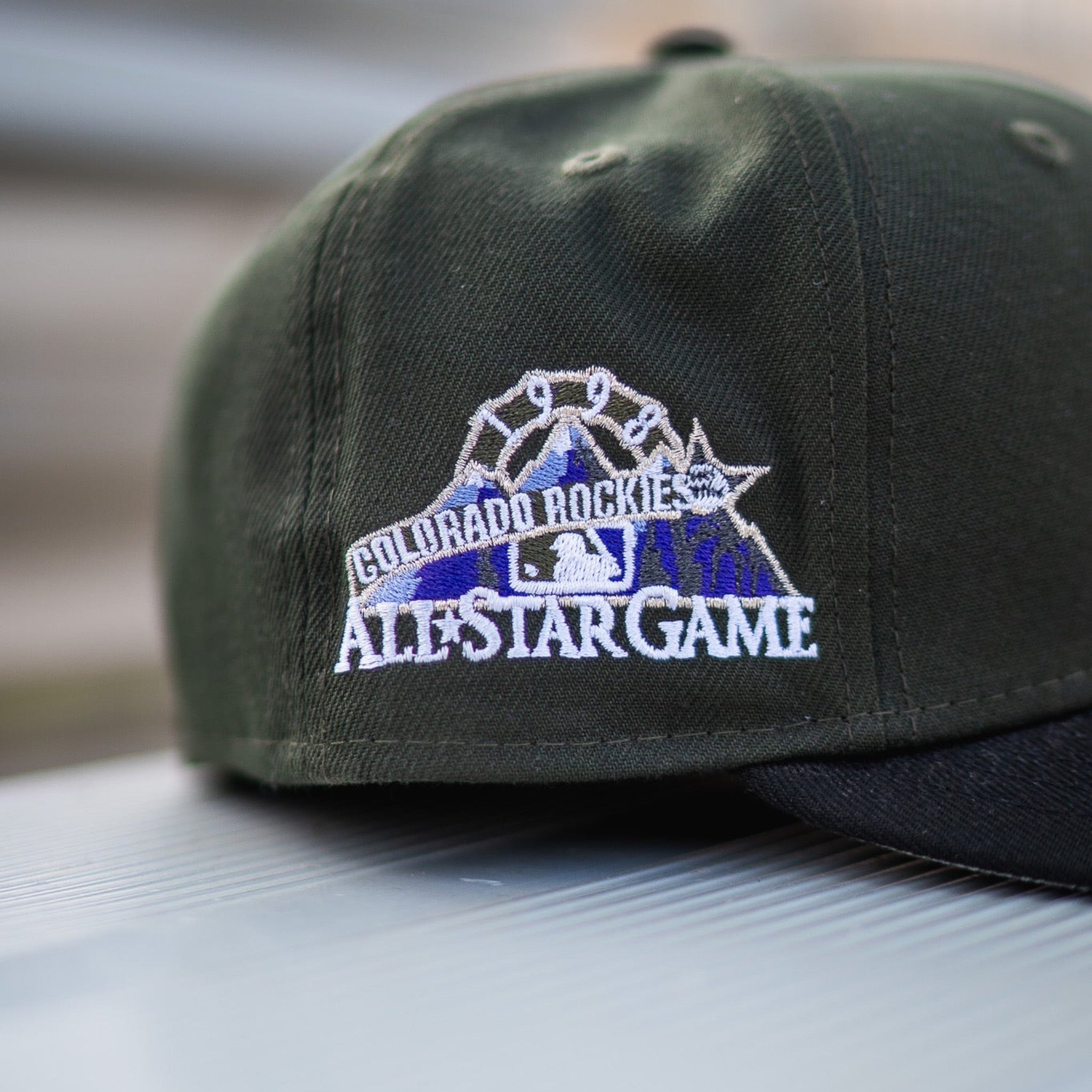 New Era Colorado Rockies 1998 ASG Good Grey UV (Dark Green/Black)