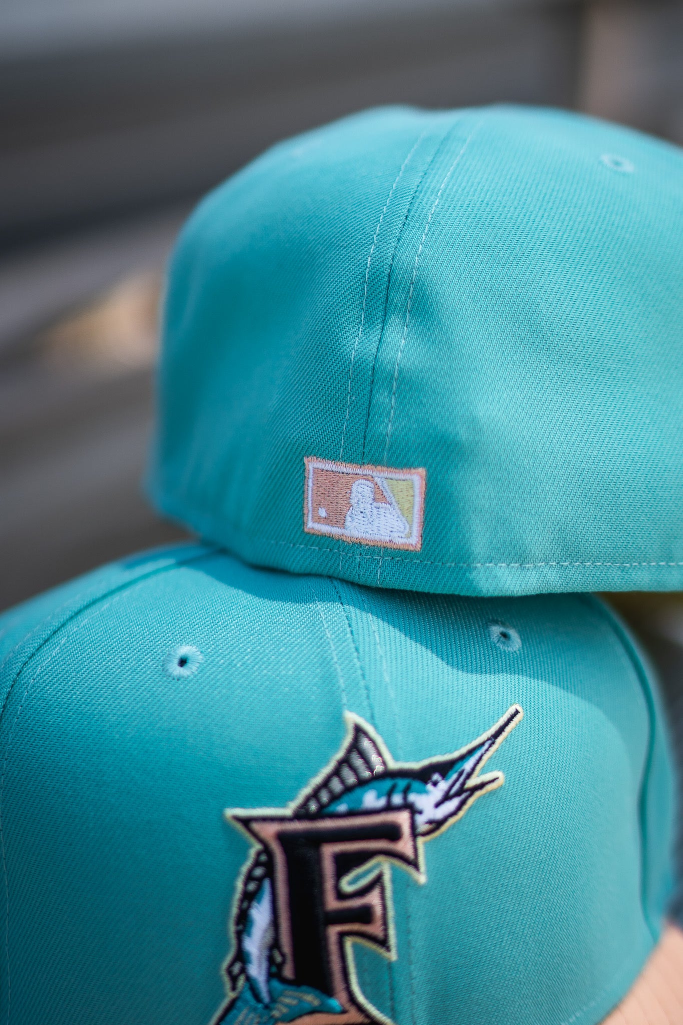 New Era Florida Marlins 10th Anniversary Soft Yellow UV (Teal/Blush)