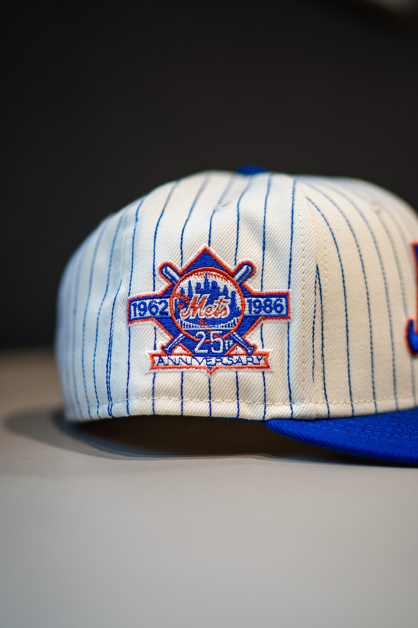 New Era New York Mets On-Field Script Green UV (Pinstripe)