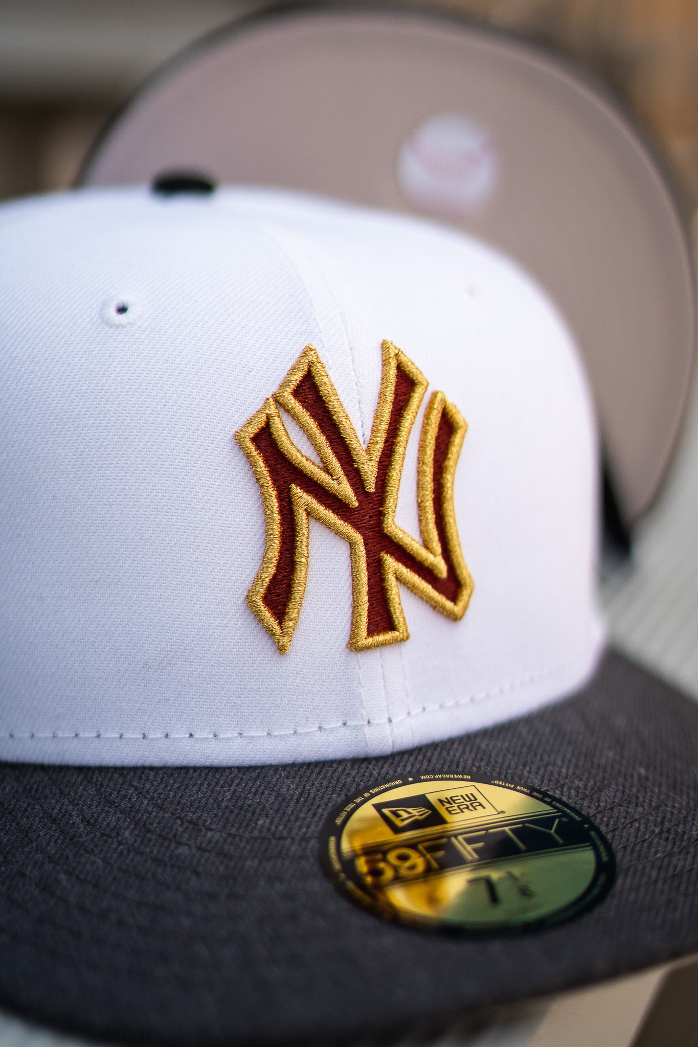 New Era New York Yankees Subway Series Stone UV (White/Wool)