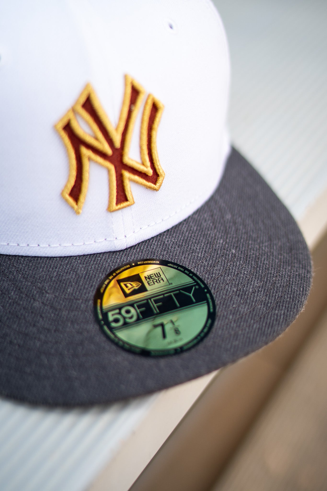 New Era New York Yankees Subway Series Stone UV (White/Wool)