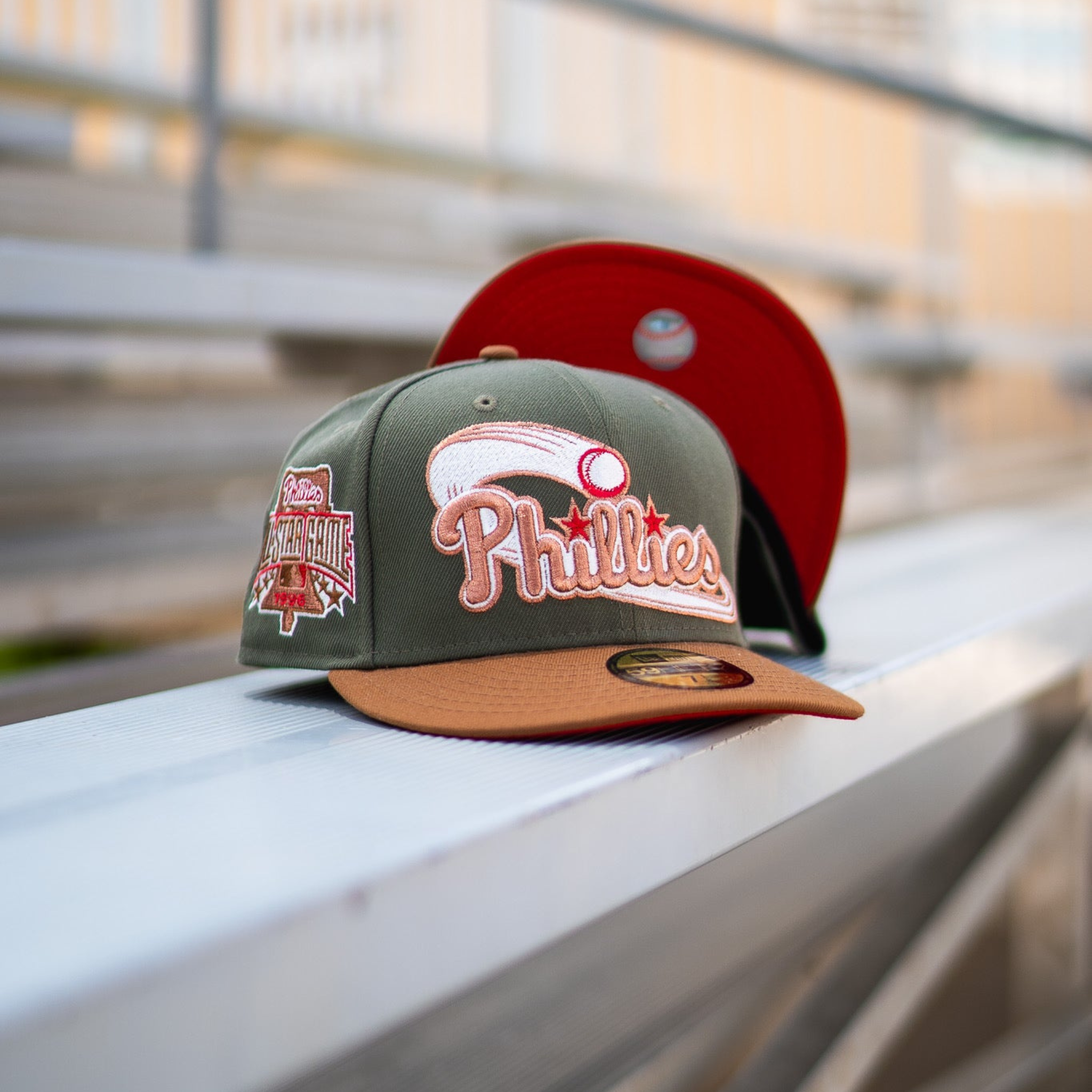 New Era Philadelphia Phillies 1996 ASG Red UV (Olive/Peanut)