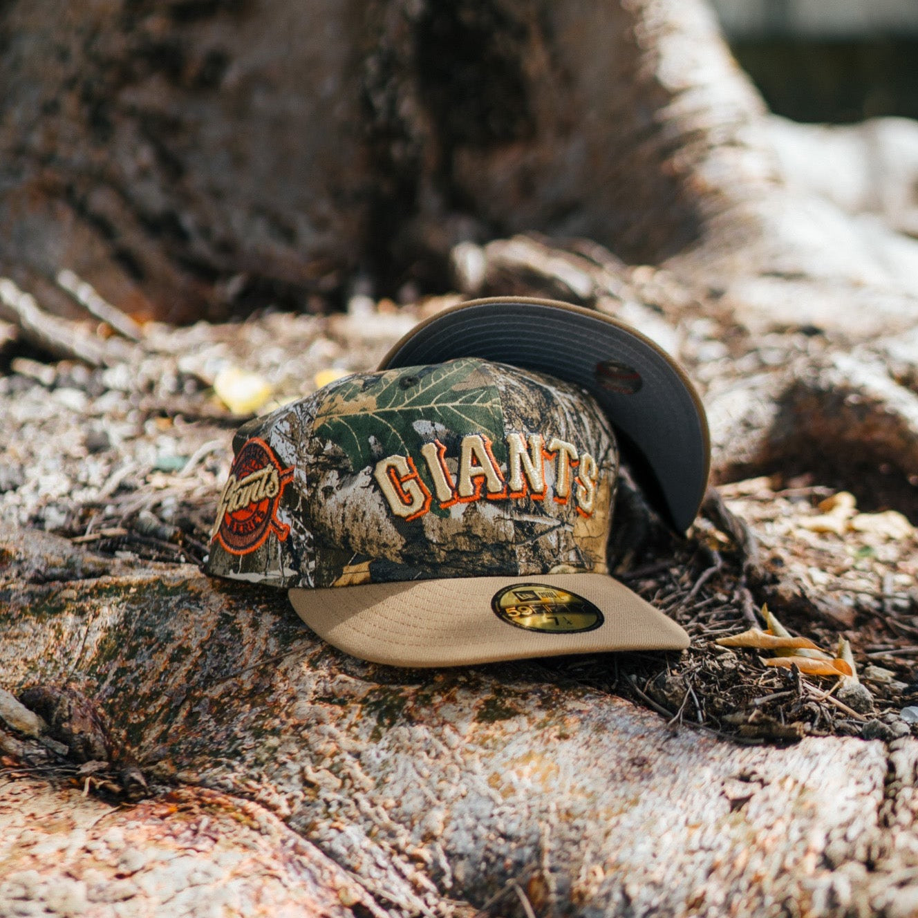 New Era San Francisco Giants 1954 WS Grey UV (Real Tree Camo/Tan)