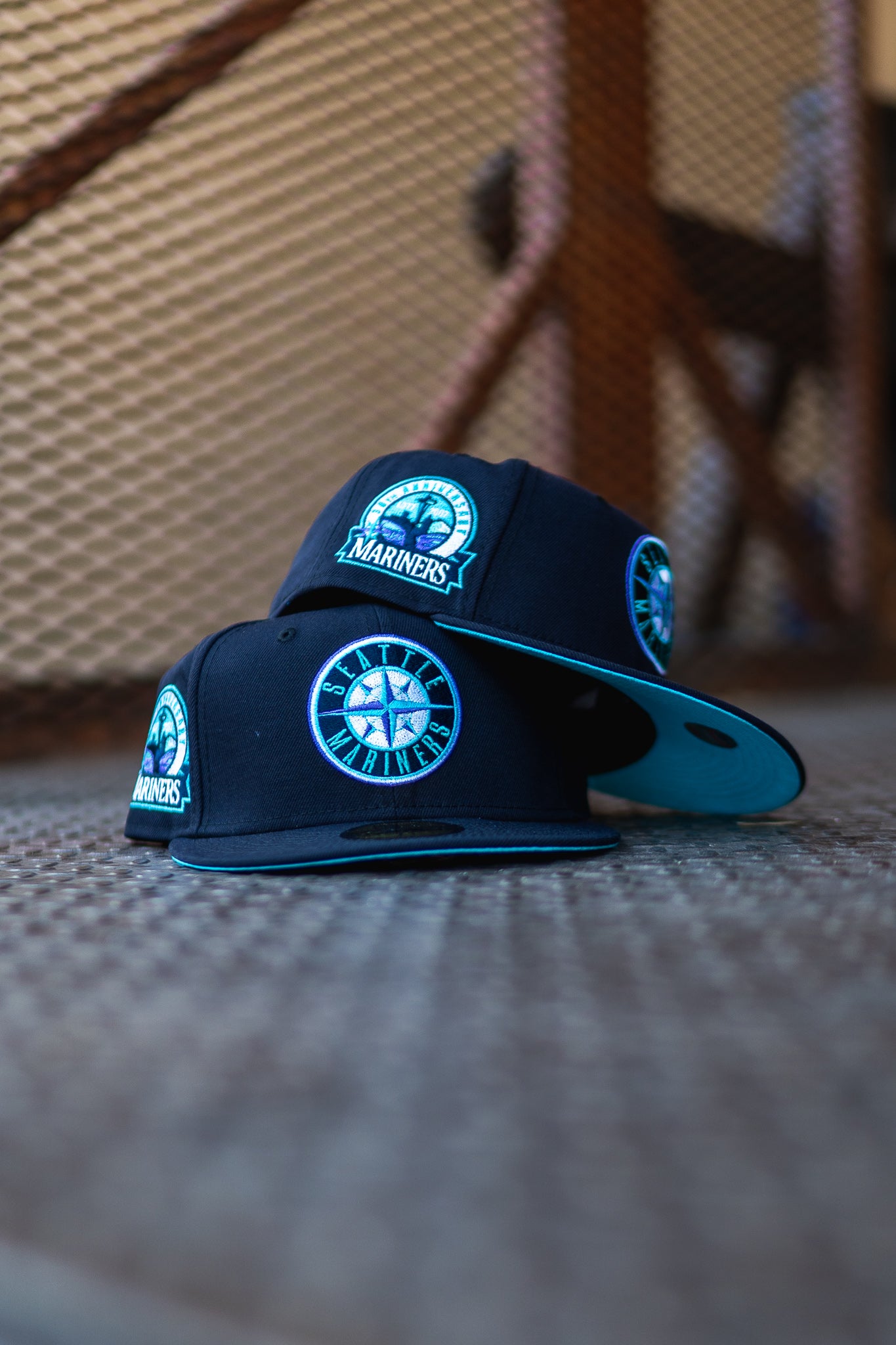 New Era Seattle Mariners 30th Anniversary Aqua UV (Navy Blue)