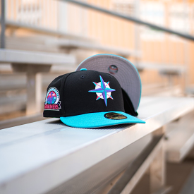 New Era Seattle Mariners 30th Anniversary Good Grey UV (Black/Teal)