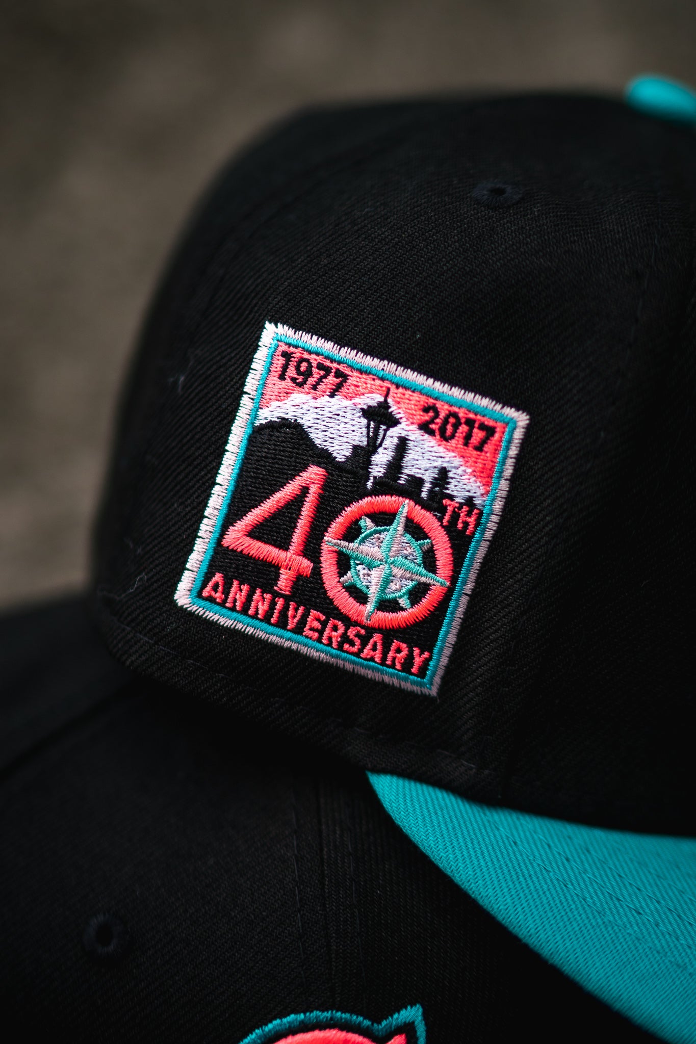 New Era Seattle Mariners 40th Anniversary Mint UV (Black/Teal)