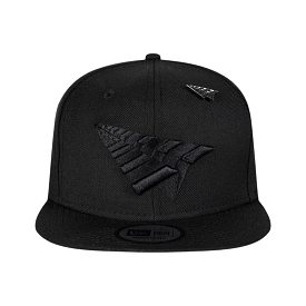 Paper Plane Blackout Crown Grey Undervisor 9FIFTY Snapback Hat