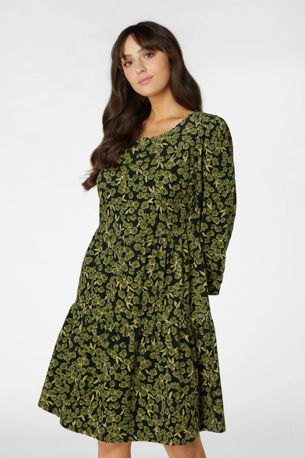 Phoebe Ditsy Cord Dress