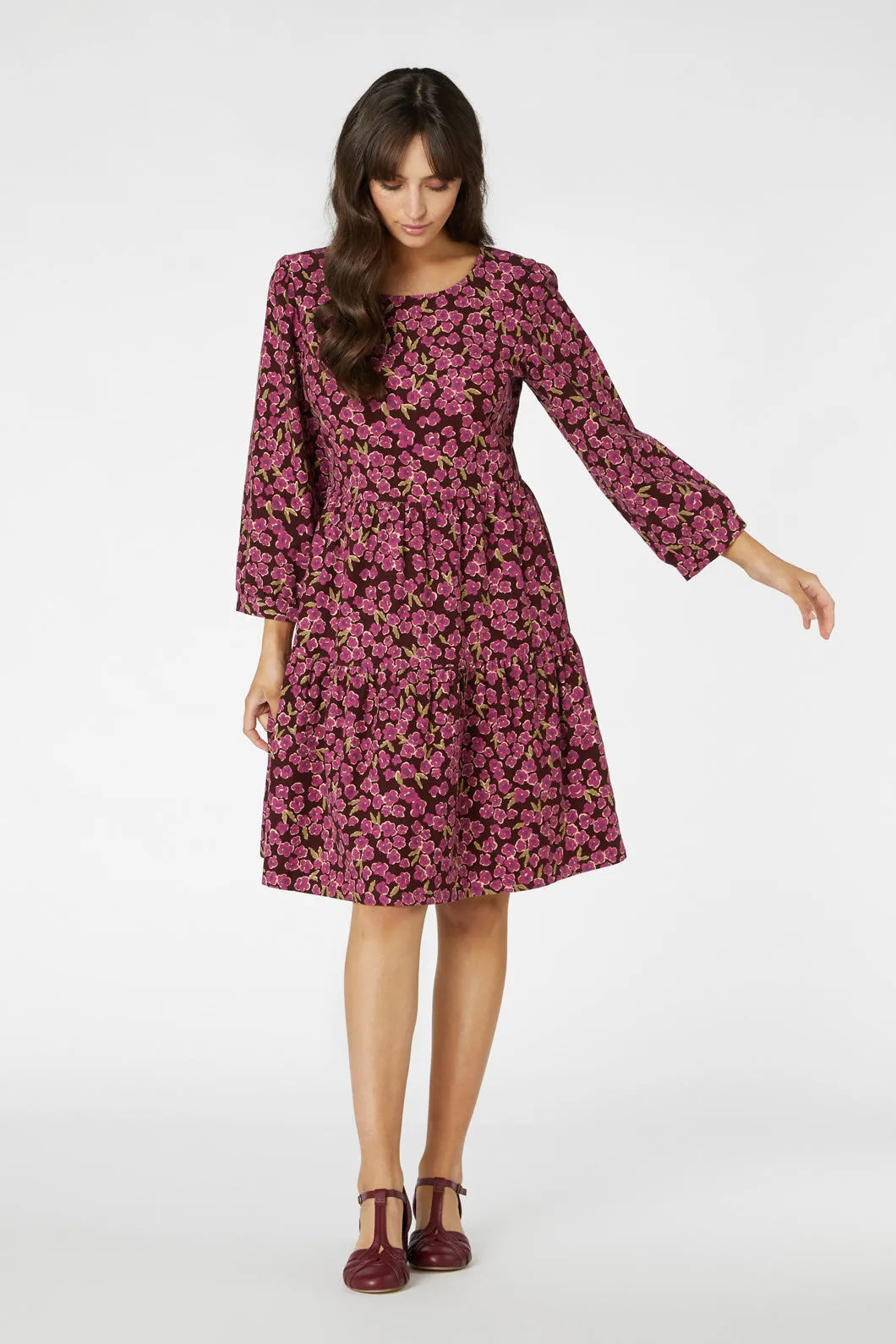 Phoebe Ditsy Cord Dress