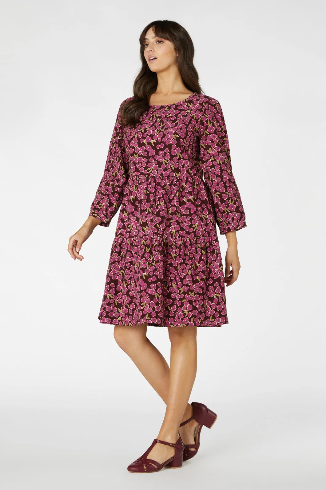 Phoebe Ditsy Cord Dress