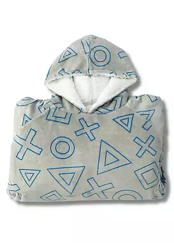 PlayStation Hugzee - Wearable Hooded Fleece Blanket | Kaleidoscope