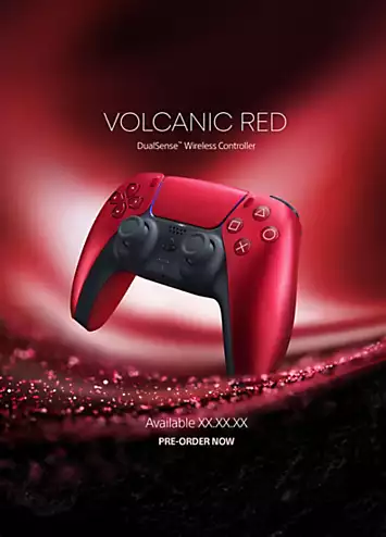 PlayStation PS5 DualSense Wireless Controller - Volcanic Red | Kaleidoscope