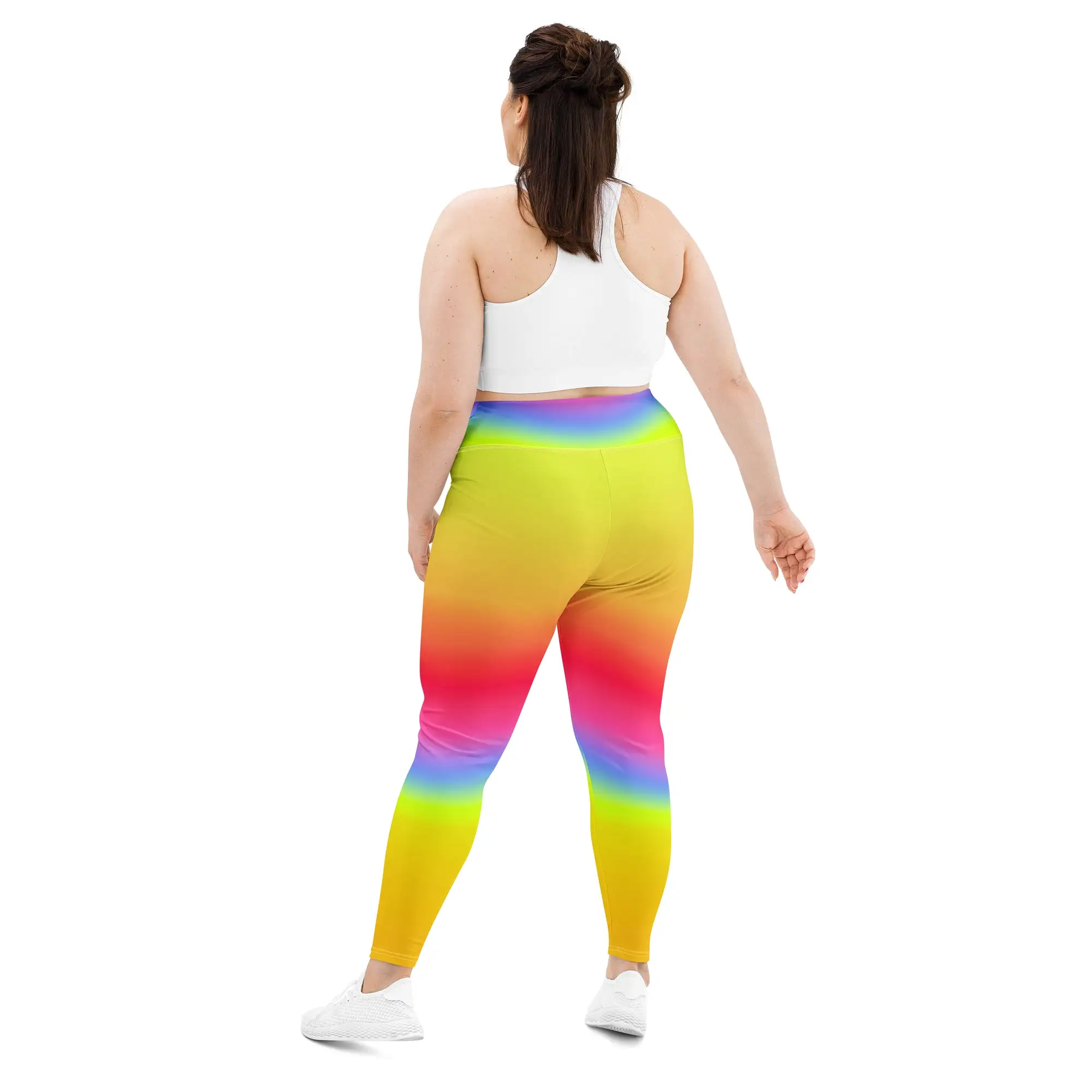 Rainbow Gradient Plus Size Leggings