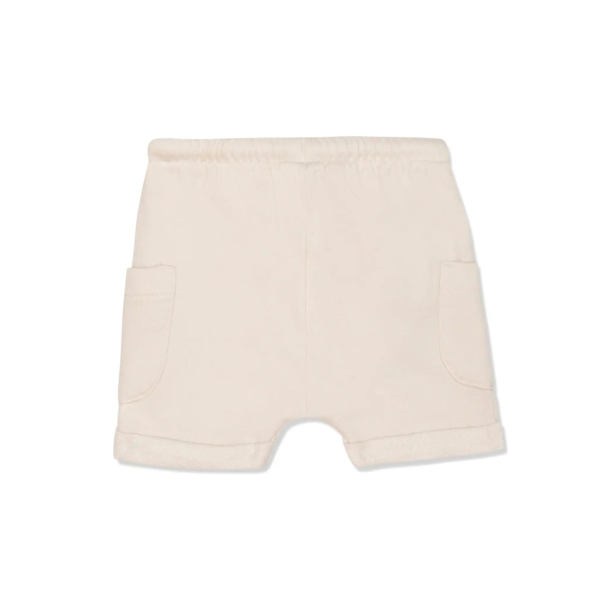 Recycled Cotton Cream Baby Shorts