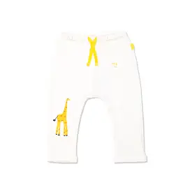 Recycled Cotton Giraffe Baby Pants