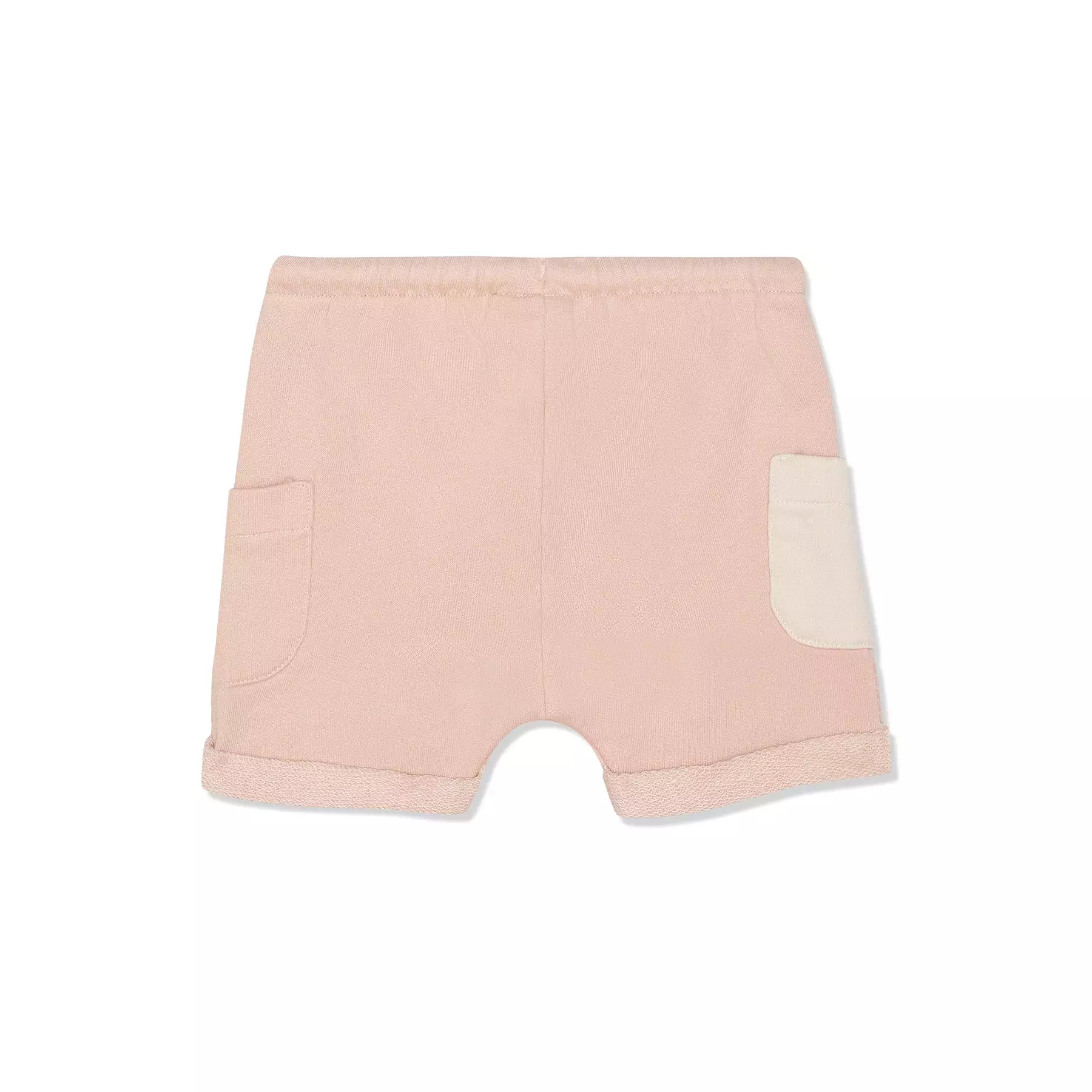 Recycled Cotton Misty Rose Baby Shorts