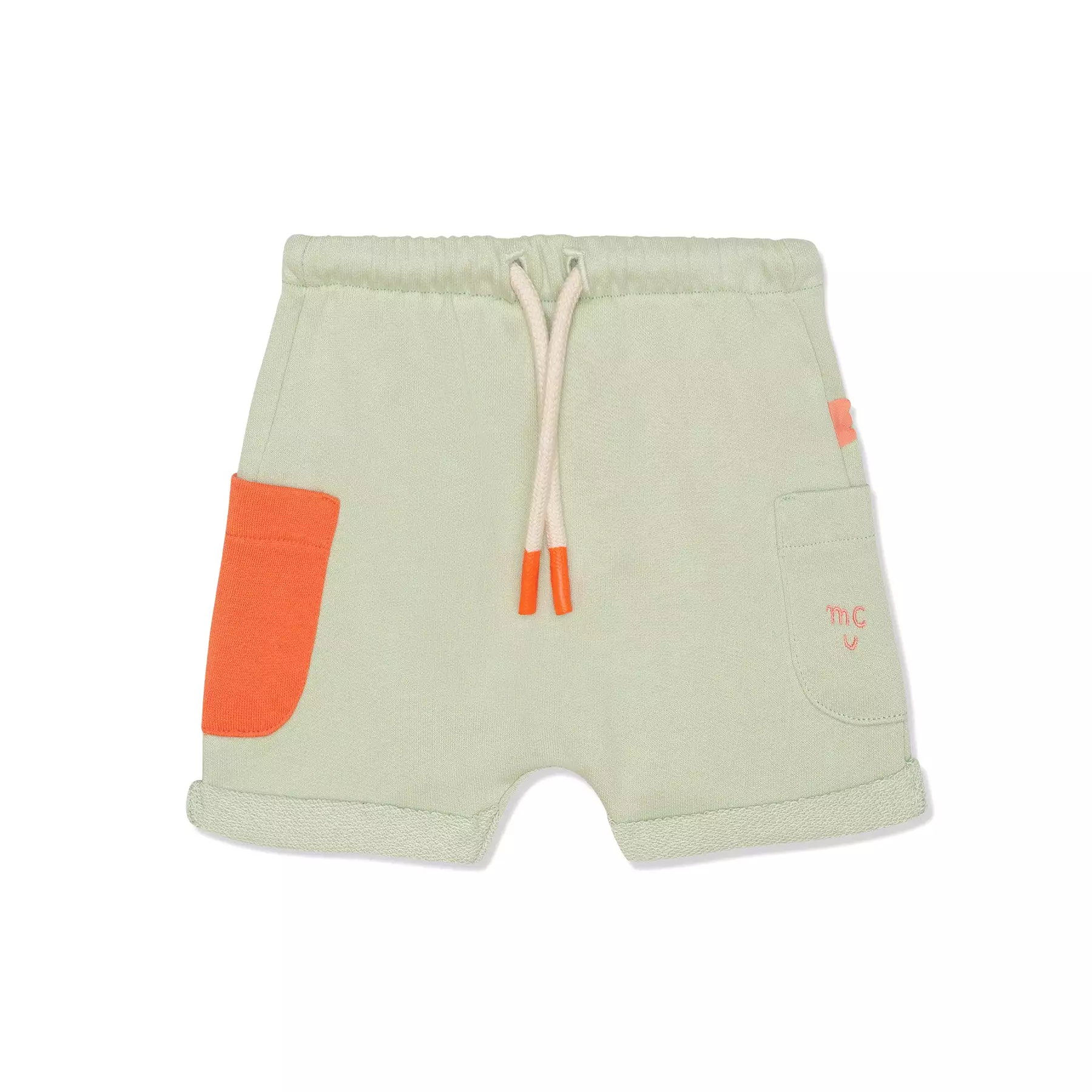 Recycled Cotton Palm Leaf Baby Shorts