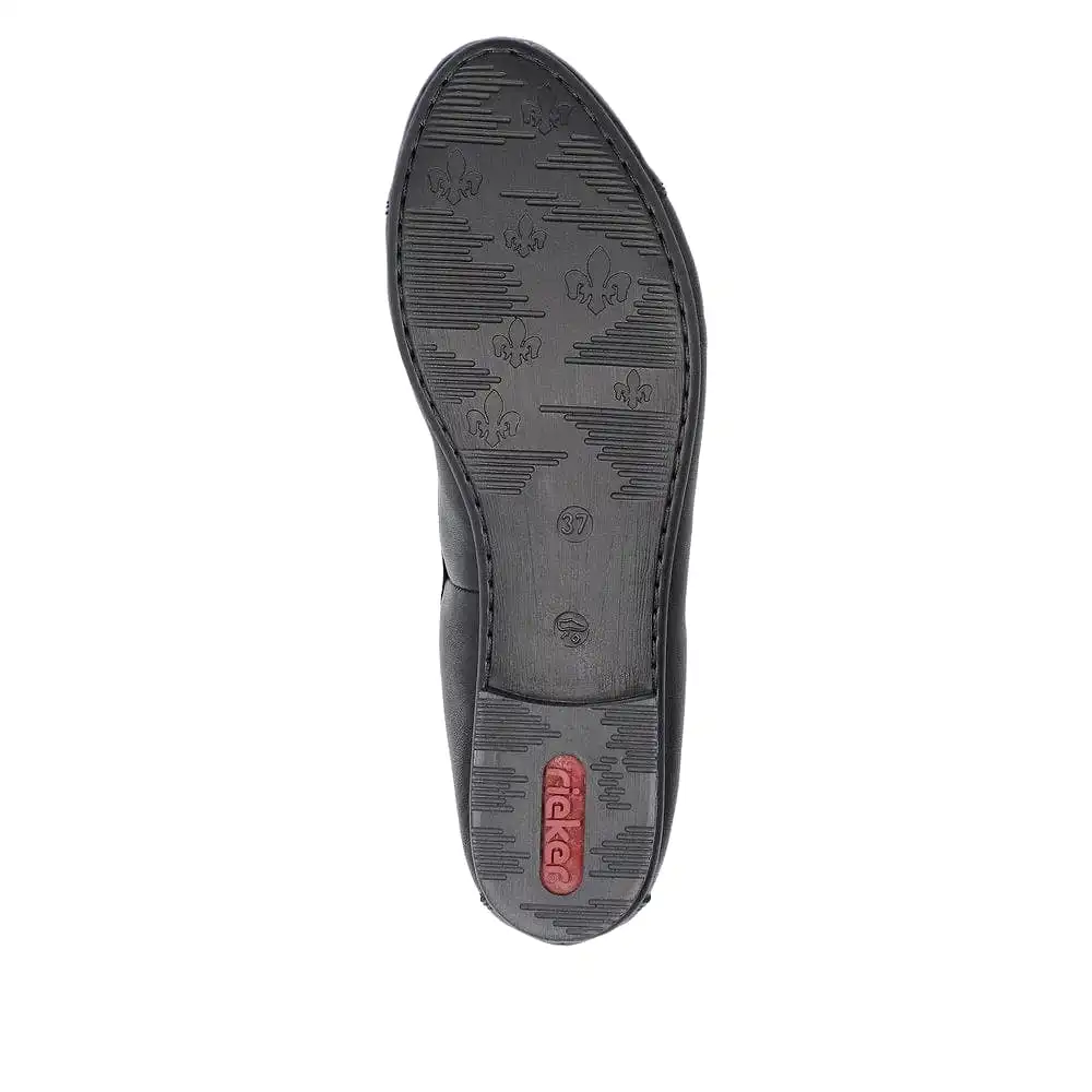 Rieker Black Slip On - 51998-00