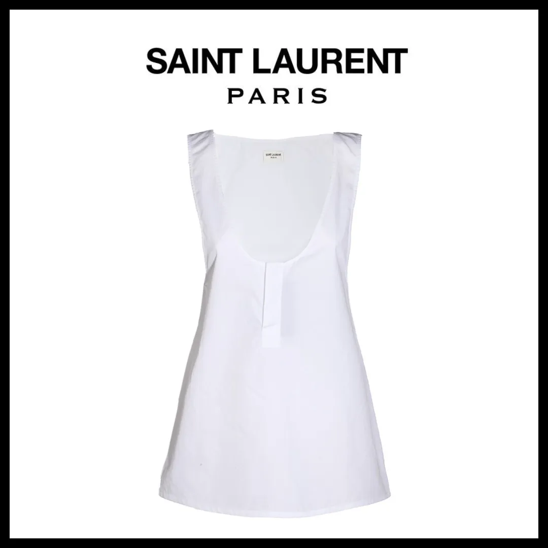 Saint Laurent  |Cotton Tanks & Camisoles