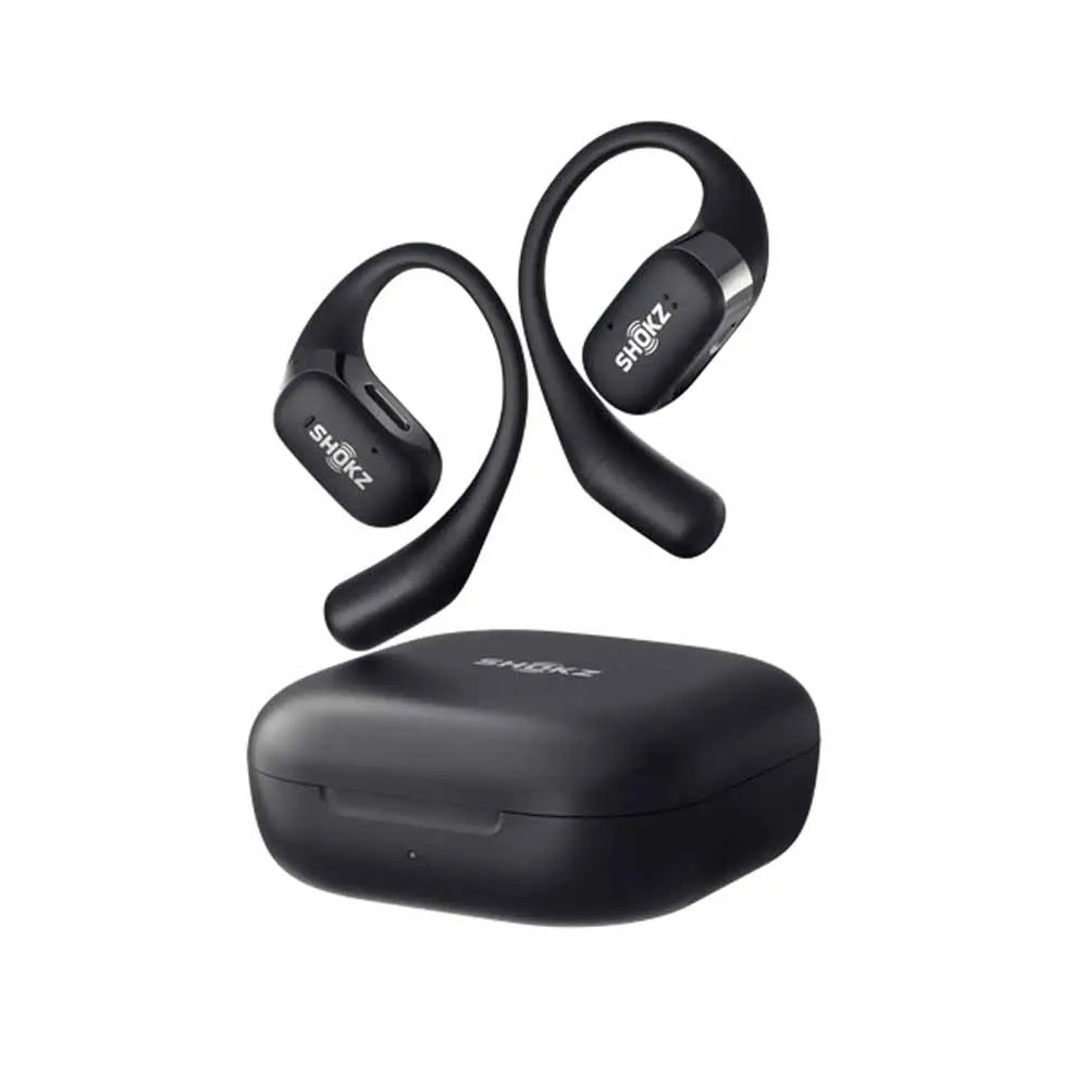 Shokz OpenFit Open Ear-Wireless Earbuds - Black