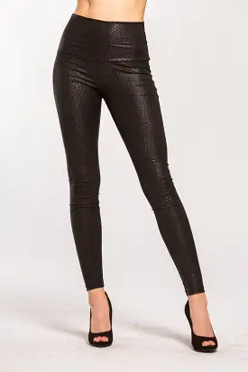 Snake Skin High Waist Leggings