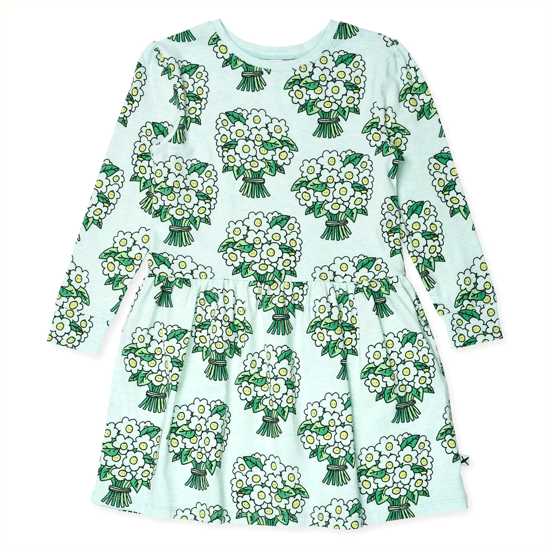 Sneaky Bouquets Dress Mint Marle