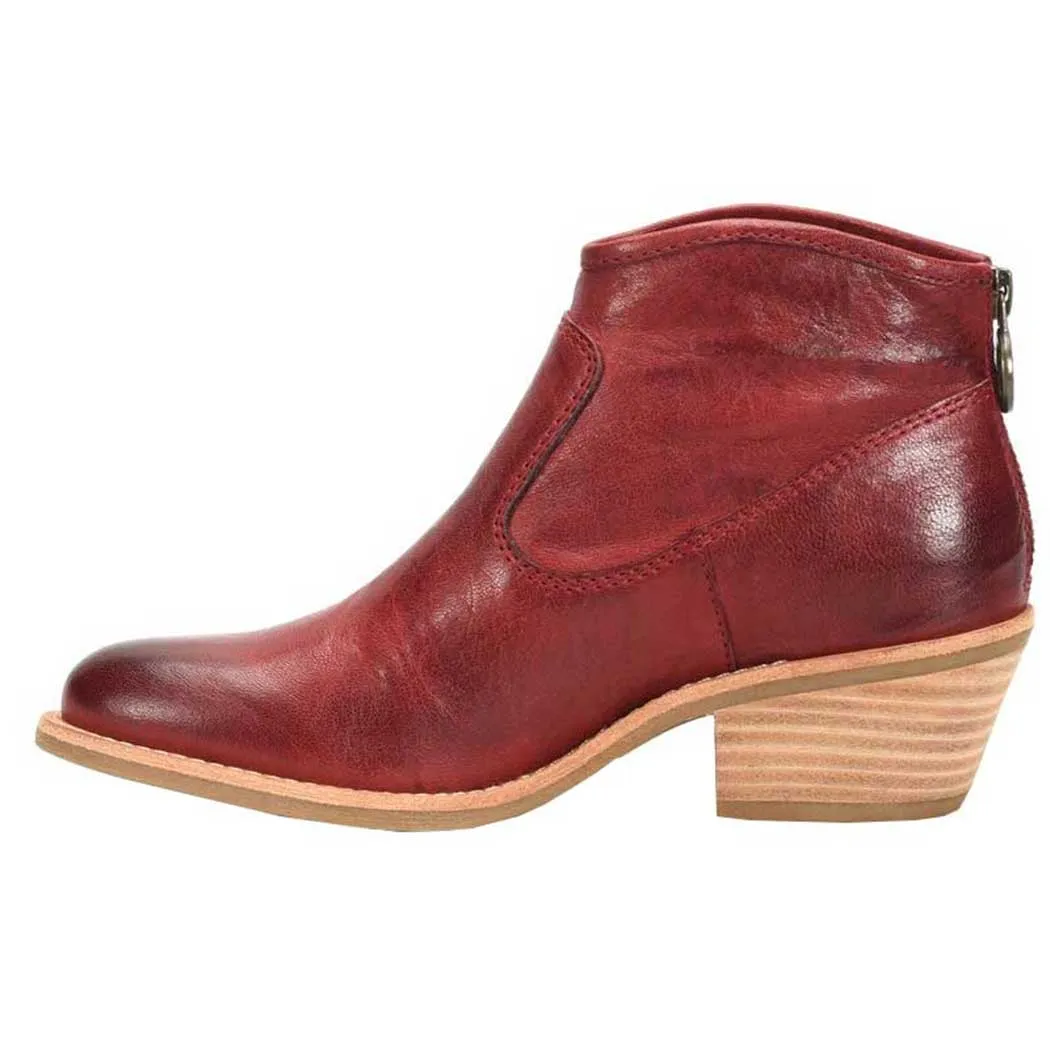 Sofft Aisley Ankle Bootie Rosso Red (Women's)