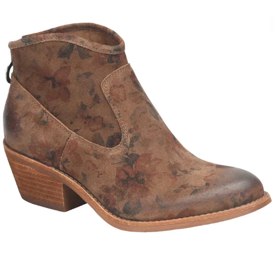 Sofft Aisley Bootie Brown Floral (Women's)