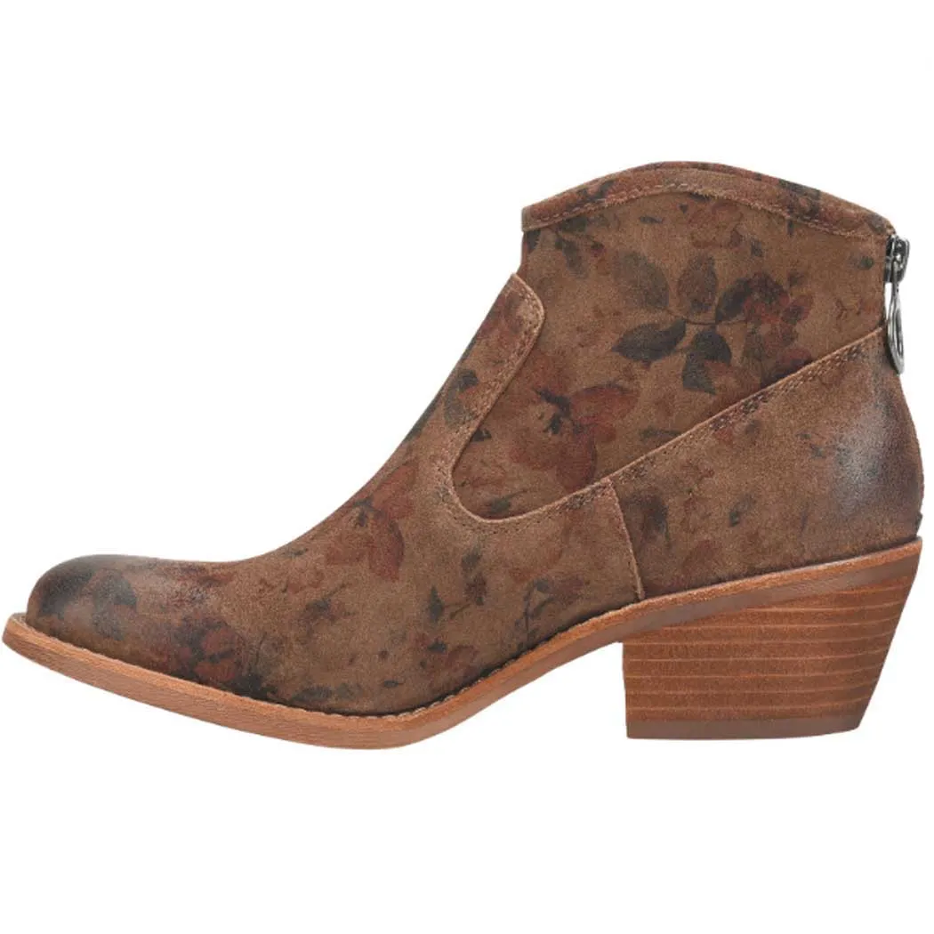 Sofft Aisley Bootie Brown Floral (Women's)